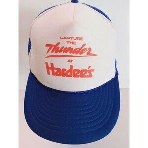Vintage Hardee's Days Of Thunder Snapback Trucker Mesh Hat